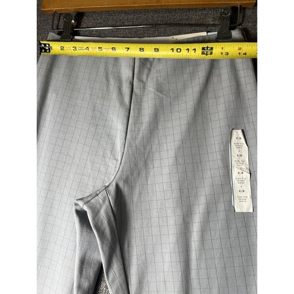 A New Day‎ Gray White Stripe High Rise Skinny Ankle Dress Pants Womens Sz 6/R - Picture 2 of 9